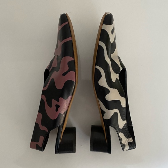 SOLD🏁Everlane handpainted square toe slingbacks - Picture 5 of 7
